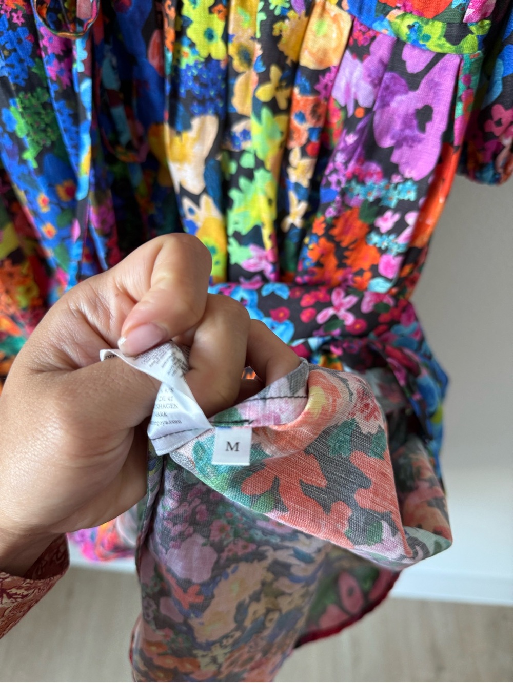 STINE GOYA Black Multicolor Floral Button-Up Dress - Picture 7 of 10